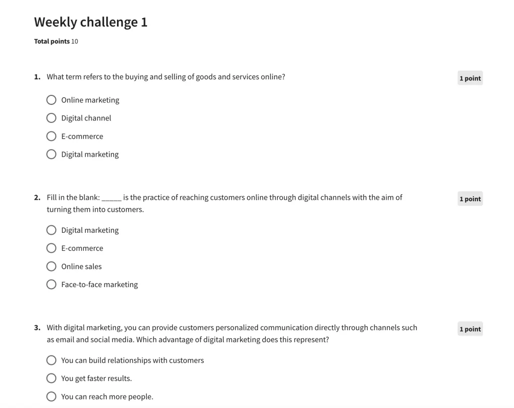 Google Digital Marketing & E-commerce Certificate Exams