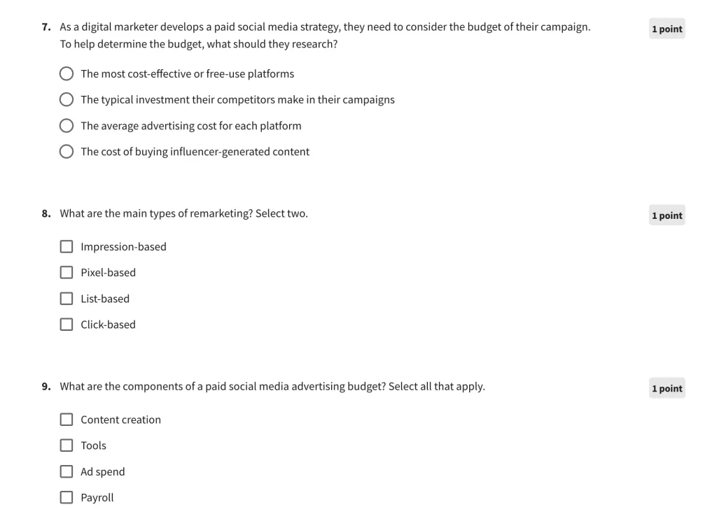 Google Digital Marketing & E-commerce Certificate Exams