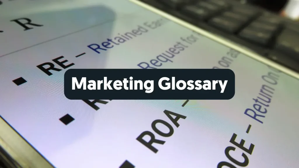 Marketing Terms